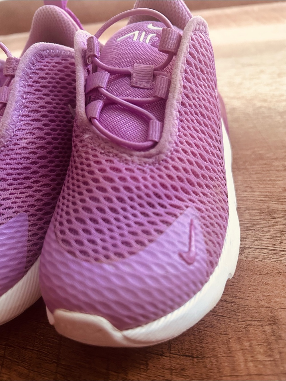 Nike Air Max 270 Kids Purple Athletic Sneakers, Size 9C. - Picture 14 of 15